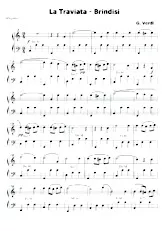 descargar la partitura para acordeón La Traviata (Brindisi) en formato PDF