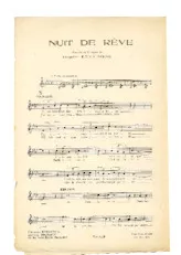 télécharger la partition d'accordéon Nuit de rêve (Rumba) au format PDF