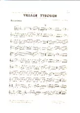 descargar la partitura para acordeón Village Tyrolien + Liège 1962 en formato PDF