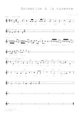 download the accordion score Animation à la taverne (Pot Pourri de 3 Marches) in PDF format
