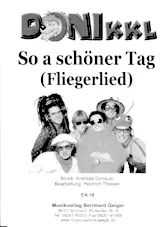 télécharger la partition d'accordéon So a schöner Tag (Fliegerlied) (Arrangement : Heinrich Theisen) (Chant : Donikkl Mitmach-Konzert-Show) au format PDF