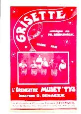 download the accordion score Grisette (Créée par : L'Orchestre Muset'tys) (Orchestration) (Polka) in PDF format