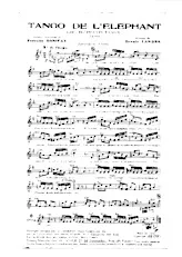 télécharger la partition d'accordéon Tango de l'éléphant (The elephants tango) (Version : Tango et Slow) au format PDF