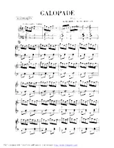 télécharger la partition d'accordéon Galopade (Polka Rapide) au format PDF