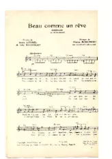 descargar la partitura para acordeón Beau comme un rêve (Sérénade de Schubert ) (Arrangement : Georget-Métayer) (Chant : Tino Rossi) en formato PDF