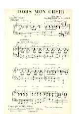 scarica la spartito per fisarmonica Dors mon chéri (Arrangement : Florent Lemire) (Chant : Tino Rossi) (Slow) in formato PDF