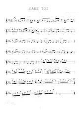 scarica la spartito per fisarmonica Sans toi (Slow) in formato PDF