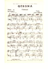 télécharger la partition d'accordéon Gérona (Tango) au format PDF