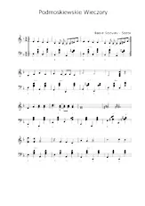 descargar la partitura para acordeón Soirées aux environs de Moscou (Podmoskiewskie Wieczory) en formato PDF