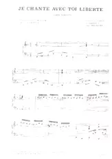 descargar la partitura para acordeón Je chante avec toi liberté (d'après Nabucco) (Arrangement : Alain Goraguer) (Chant : Nana Mouskouri) en formato PDF