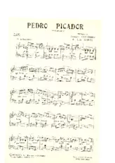 télécharger la partition d'accordéon Pedro Picador (Paso Doble) au format PDF