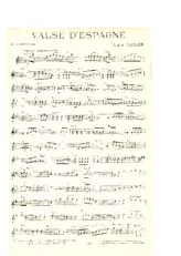 scarica la spartito per fisarmonica Valse d'espagne in formato PDF