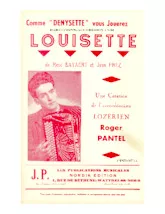 télécharger la partition d'accordéon Louisette (Créée par : Roger Pantel) (Valse Musette) au format PDF
