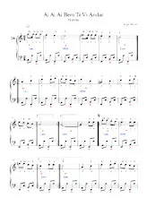 scarica la spartito per fisarmonica Ai Ai Ai Bem Te Vi Andar (Marche) in formato PDF