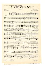 télécharger la partition d'accordéon La vie chante (Sur la chanson de Jean Livel) (Marche) au format PDF
