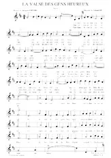 download the accordion score La valse de gens heureux in PDF format