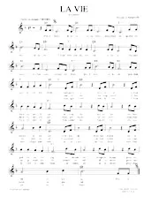 descargar la partitura para acordeón La vie (Madison) en formato PDF