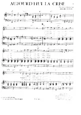 download the accordion score Aujourd'hui la crise in PDF format