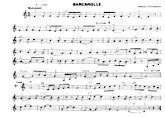 scarica la spartito per fisarmonica Barcarolle in formato PDF