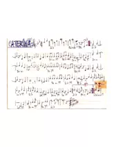 scarica la spartito per fisarmonica Caterina (Partition Manuscrite) in formato PDF