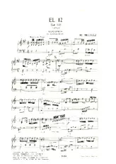 scarica la spartito per fisarmonica El 12 (Le 12) (Tango) in formato PDF