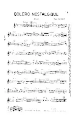 descargar la partitura para acordeón Boléro Nostalgique en formato PDF