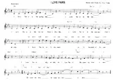 descargar la partitura para acordeón I love Paris en formato PDF