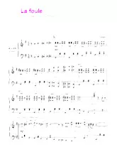 descargar la partitura para acordeón La foule (Chant : Edith Piaf) (Valse Péruvienne) en formato PDF