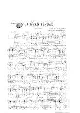 télécharger la partition d'accordéon La gran verdad (Slow Rock) au format PDF