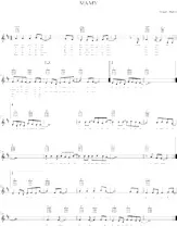 download the accordion score Mamy in PDF format