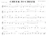 download the accordion score Cheek To Cheek in PDF format
