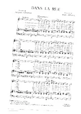 descargar la partitura para acordeón Dans la rue (Boléro) en formato PDF