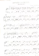scarica la spartito per fisarmonica Donna Isabella (Valse Espagnole) in formato PDF