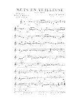 download the accordion score Mets en veilleuse (Fox Trot) in PDF format