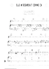 download the accordion score Elle m' regardait comme ça (Slow Bossa) in PDF format