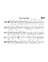 descargar la partitura para acordeón Tea For Two en formato PDF