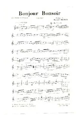 scarica la spartito per fisarmonica Bonjour Bonsoir (One Step) in formato PDF