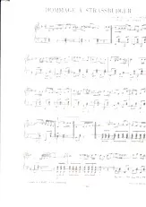 scarica la spartito per fisarmonica Hommage à Strassburger (Arrangement : Coen Van Orsouw) (Galop) in formato PDF