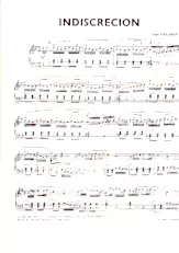 descargar la partitura para acordeón Indiscrécion (Tango) en formato PDF