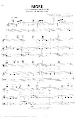 scarica la spartito per fisarmonica More (Ti Guarderò Nel Cuore) (Du Film : Mondo Cane) in formato PDF
