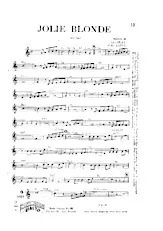 descargar la partitura para acordeón Jolie blonde (Boléro) en formato PDF