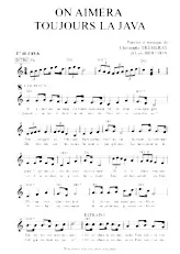 download the accordion score On aimera toujours la java in PDF format