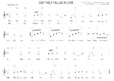 descargar la partitura para acordeón Can't help falling in love (Comment ne pas être amoureux de vous) (Interprètes : UB40 / Dave) (Reggae) en formato PDF