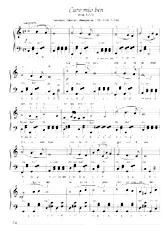 download the accordion score Caro mio ben in PDF format