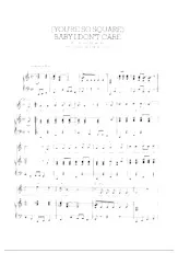 download the accordion score Baby I don't care (You're so square) in PDF format