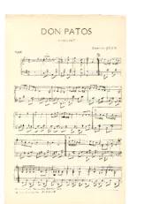 télécharger la partition d'accordéon Don Patos (Paso Doble) au format PDF