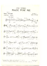 descargar la partitura para acordeón Made for me (You were) (Calypso) en formato PDF