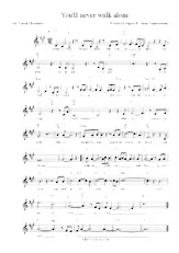 télécharger la partition d'accordéon You'll never walk alone (Arrangement : Pascal Chardome) (Chant : Gerry and The Pacemakers) au format PDF