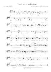 download the accordion score You'll never walk alone (Arrangement : Pascal Chardome) (Chant : Gerry and The Pacemakers) in PDF format