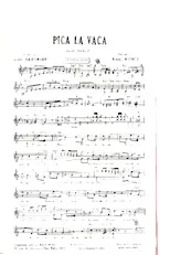 télécharger la partition d'accordéon Pica la vaca (Paso Doble) au format PDF